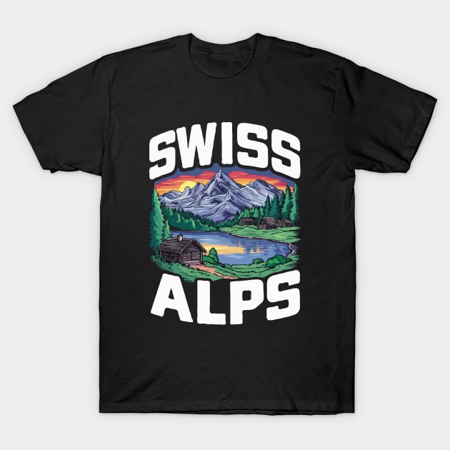 Swiss Alps. Traveling T-Shirt by Chrislkf